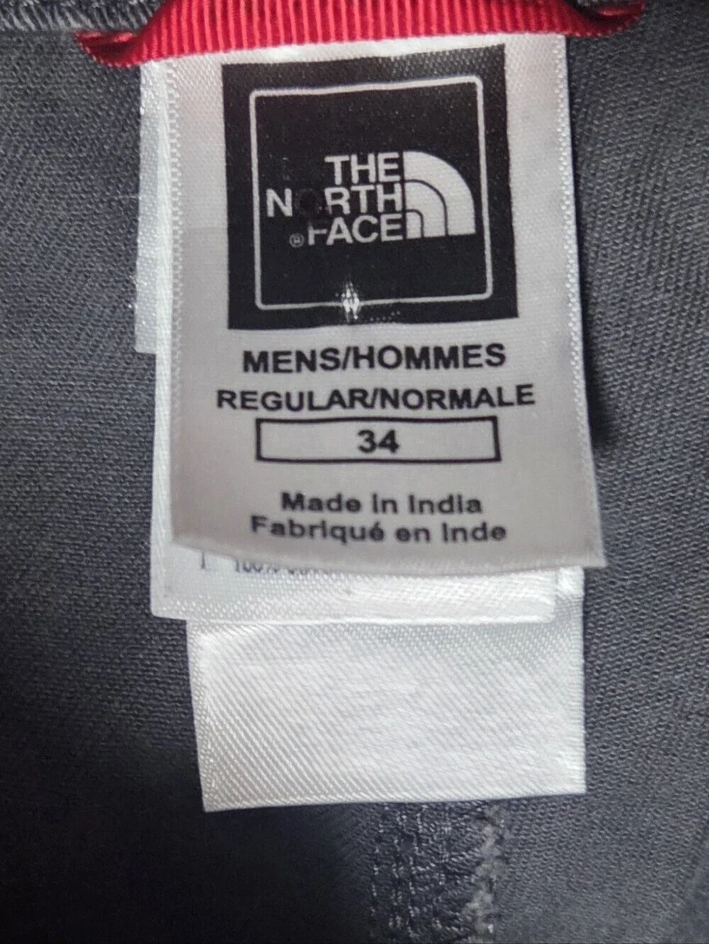 The North Face Mens Gray Cargo Pants Size 34x31